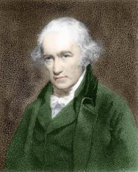 Portrét Jamese Watta (1736-1819), britského inženýra.