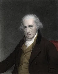 Portrét Jamese Watta (1736-1819), skotského vynálezce a mechanika - James Watt, skotský inženýr