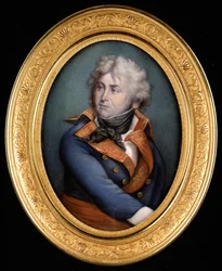 Portrét Jeana Baptista Klébera (1753 - 1800). malířství 19. století.