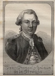 Portrét Jeana Francoise de Galaup, hraběte z La Perouse (1741-1788) - ilustrace převzata z „Velkých námořníků 18. století““