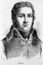 Portrét Jean Victor (Jean-Victor) Moreau (1763-1813), generál francais.