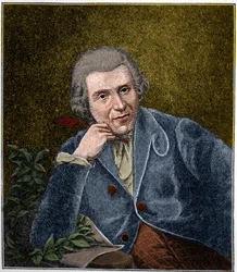 Portrét Johanna Wilhelma Ludwiga Gleima (1719-1803) německý básník.