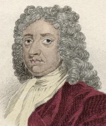 Portrét Johna Churchilla, prvního vévody z Marlborough (1650-1722), anglického generála a státníka. Rytina 19. století.
