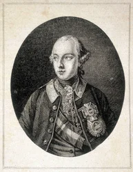 Portrét Josefa II., německého císaře (1741 - 1790) - v „“The Contemporains””, n.d. koncem 19. století.