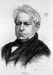 Portrét Julese Armanda (Jules-Armand) Dufaure, francouzský právník a politik (1798-1881).