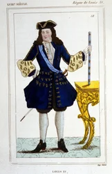 Portrét krále Ludvíka XV. (1710 - 1774).