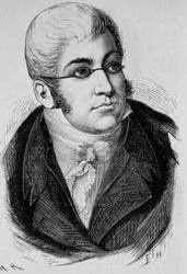 Portrét La Romiguière. Rytina konce 19. století v „Histoire de France““ od H. Martina.