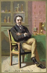 Portrét Léona Foucaulta (1819-1868), francouzského fyzika.