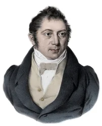 Portrét Louise Ludwiga Spohra (1784 - 1859) německý skladatel, houslista a dirigent.