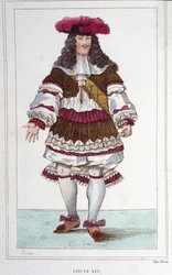 Portrét Ludvíka XIV. (1638 - 1715), krále Francie.