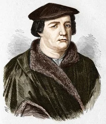 Portrét Martina Luthera, německého protestantského teologa a reformátora.