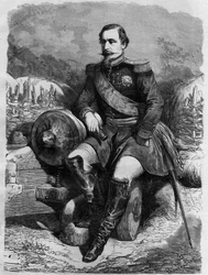 Portrét Napoleona III (1808-1873), císaře Francouzů.
