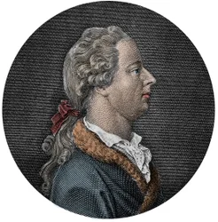 Portrét Pietra Verriho (1728-1797), italského ekonoma - Portrét spisovatele, filozofa a ekonoma Pietra Verriho (1728-1797) Rytina