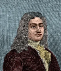 Portrét René Antoine Ferchault de Reaumur (1683-1757), francouzský fyzik a přírodovědec.