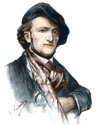Portrét Richarda Wagnera (1813-1883), německého skladatele a dramatika.