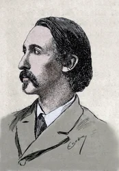 Portrét Roberta Louise Stevensona (1850-1894), britského spisovatele
