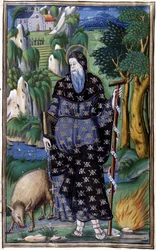 Portrét Rodomonta, pohankového hrdiny rytířských básní „“Orlando Furioso““ (Le Roland Furieux) od Ludovica Ariosta (1474 - 1533) a „“Orlando Innamorato““ (Zamilovaný Roland) od Mattea Maria Boiarda, „“ Smrt z Rodomontu a jeho sestup do pekla