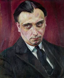 Portrét rumunského vědce a matematika Petru Sergescu (obraz)