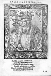 Portrét F Saldina (1138-1193) (Salih Al Din Yusuf Al Ayyubi (Al Ayoubi).