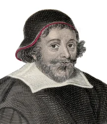 Portrét sira Johna Glanvilla mladého (1586-1661), anglického právníka a politika, představitele dvora parlamentu z roku 1640. Rytina z 19. století.