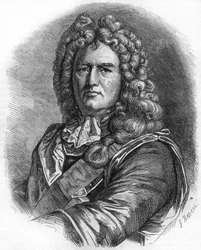 Portrét Vaubana (1633 - 1707). (Sébastien Le Prestre de Vauban) Francouzský maršál a vojenský inženýr