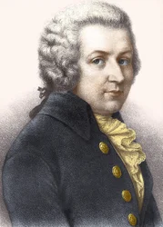 Portrét Wolfganga Amadea Mozarta (1756-1791).