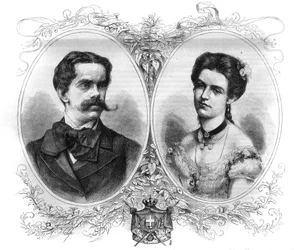 Portréty prince Humberta I. Prince italského (Umberto I