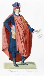 Zástupce lidu během francouzské revoluce v roce 1792.