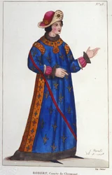 Robert Francouzský, hrabě z Clermontu (1256-1318). Kapetovský princ.