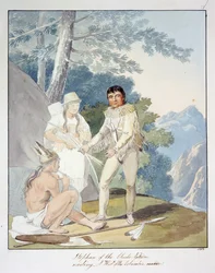 Stephan z národa Chiche, žijící severozápadně od řeky Columbia, kolem 1843-50