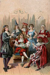 DIVADLO V DOBĚ VĚKU: Jean Baptiste Poquelin, dit Moliere (1622-1673) a jeho soubor.