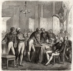 Aliance z roku 1834 mezi Spojeným královstvím, Francií, Španělskem a Portugalskem za účelem prosazení koncese Evoramonte – Tváří v tvář nároku Dona Carlose na španělský trůn se čtyřnásobná aliance (Charles-Maurice de Talleyrand – Don Manuel Pando-Fernandez