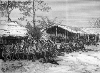 Mise Brazza v západní Africe (Pietro Paolo Savorgnan di Brazza nebo Pierre Paul Francois Camille Savorgnan de Brazza