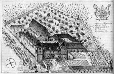 Budovy Clos de Vougeot (Cote d