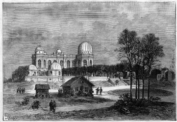 Rozšíření pařížské observatoře v roce 1883