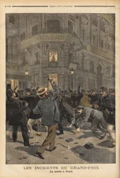 Všeobecný boj pokračoval v ulicích Paříže v noci, sjednotil anarchisty, kteří si mysleli, že je chrání slova ministra vnitra Charlese Dupuye (1851-1923) proti silám zákona a pořádku. Tyto potíže povedou přímo a