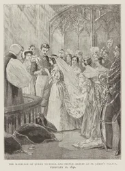 Sňatek královny Viktorie a prince Alberta