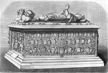 Hrobka Karla dočasného vévody burgundského (1433-1477).