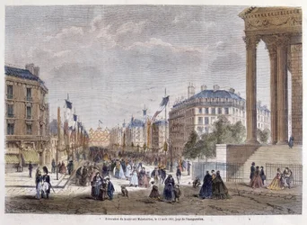 Proměny Paříže za Druhého císařství, Haussmann Paris. Inaugurace Boulevard Malesherbes (Haussmannovy závody)