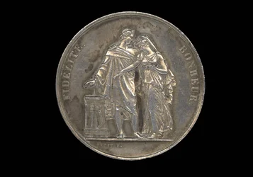 Svatební token: „“Věrnost, štěstí““