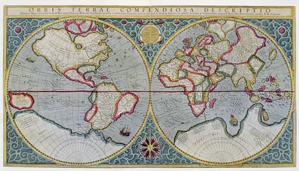 World Map of Mercator (1587) – podle „Atlasu Gerarduse Mercatora