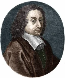 portrét Blaise Pascala (1623-1662), francouzského matematika, fyzika a spisovatele.