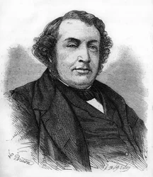 portrét Ernesta Picarda. Francouzský politik (1821 až 1877).