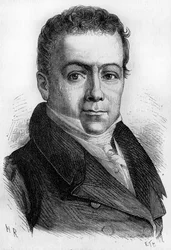 portrét Gabriela Juliena Ouvrarda. Francouzské finanční 1770 až 1846).