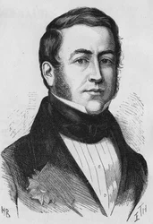portrét hraběte z MONTALIVET, ministra vnitra v roce 1832.