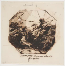 Kresba, Ceres žádá Jupitera o návrat Proserpiny, 1812