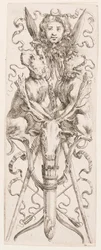 Tisk, Ornamenty nebo grotesky (Grotesque Ornament), asi 1653