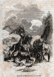 1851 rytina „“ Roland furieux““