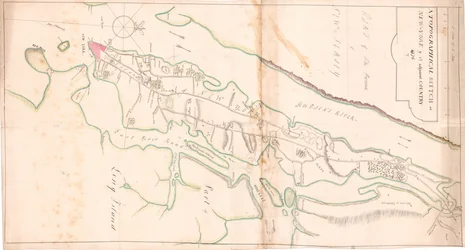 Topografický náčrt New Yorku