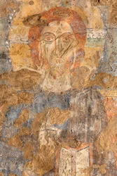 Kristus žehná s Magdalenou u nohou, detail